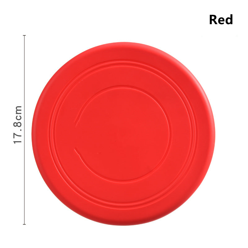 Dog Frisbee Toy – Soft Bite-Resistant TPR Flying Disc for Dogs, Interactive Fetch & Training Toy, Floats on Water – 7 Colours