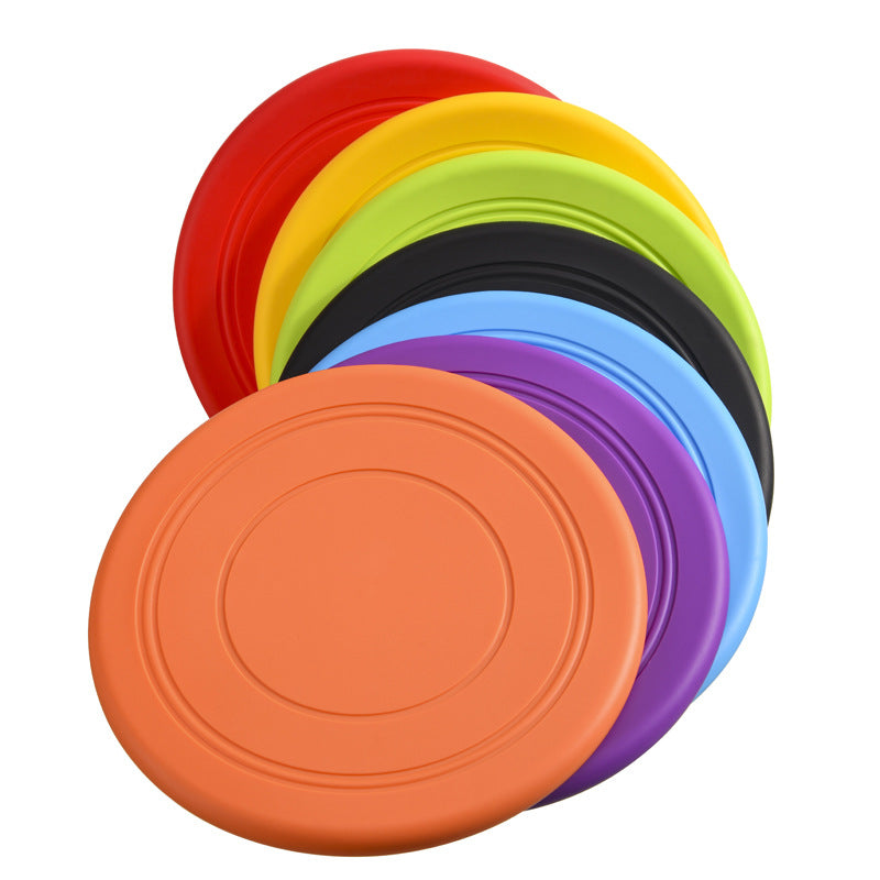 Dog Frisbee Toy – Soft Bite-Resistant TPR Flying Disc for Dogs, Interactive Fetch & Training Toy, Floats on Water – 7 Colours
