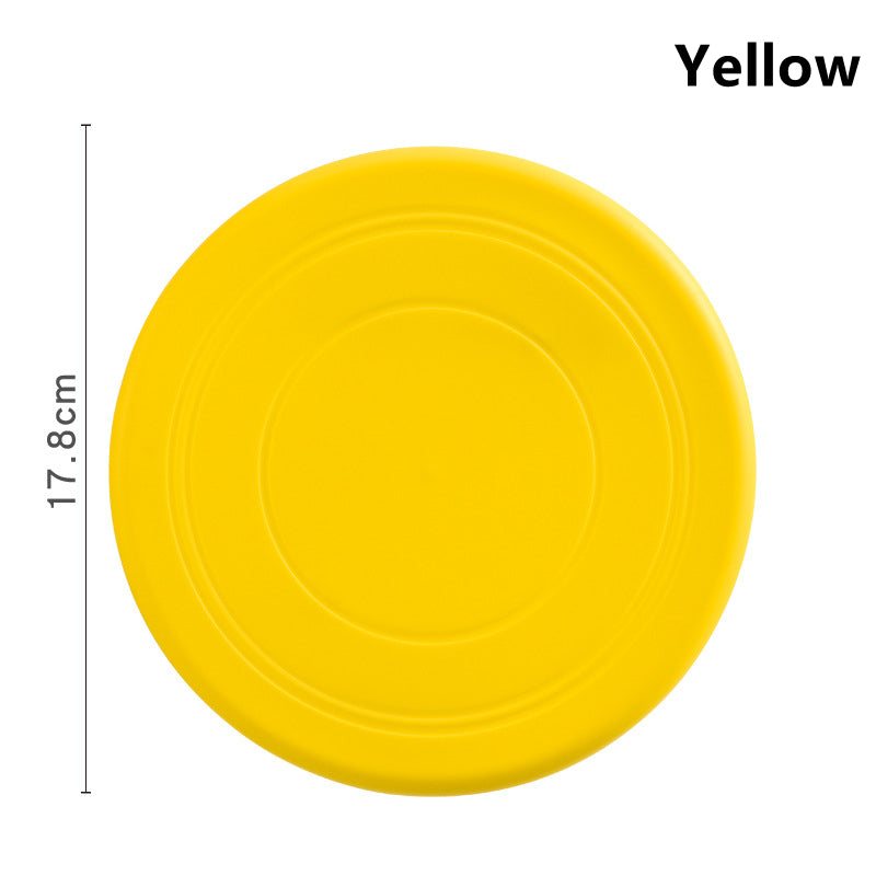 Dog Frisbee Toy – Soft Bite-Resistant TPR Flying Disc for Dogs, Interactive Fetch & Training Toy, Floats on Water – 7 Colours