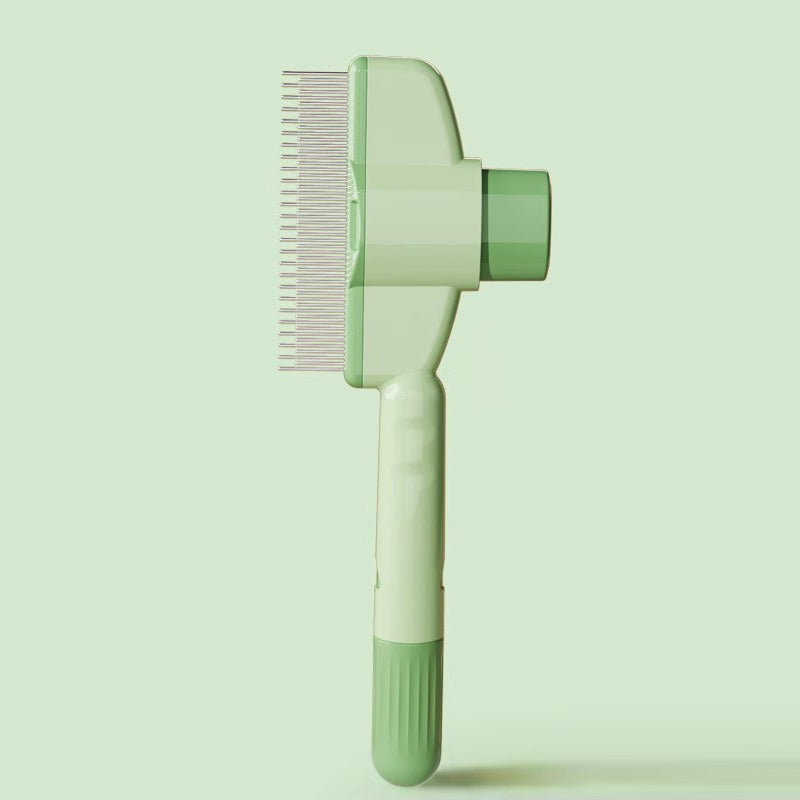 Dog & Cat Grooming Brush – Self-Cleaning Slicker Brush with 1-Button Hair Removal, Deshedding & Massage Tool for Dogs and Cats