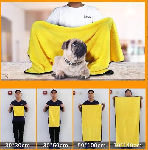 Quick-Drying Pet Towel for Dogs & Cats – Super Absorbent Microfibre Bath Towel, Available in 4 Sizes