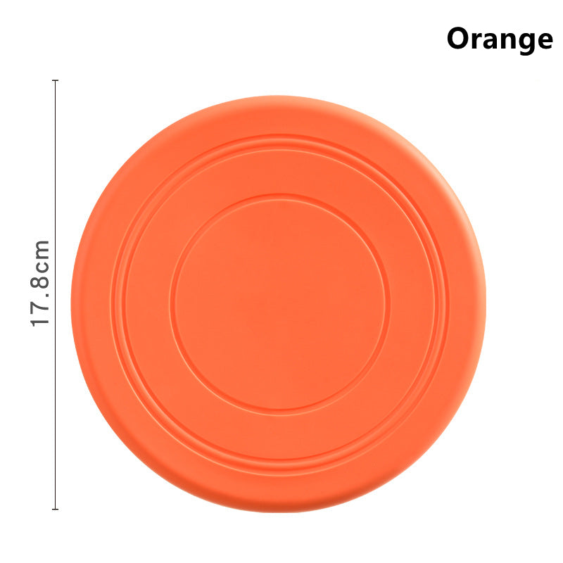 Dog Frisbee Toy – Soft Bite-Resistant TPR Flying Disc for Dogs, Interactive Fetch & Training Toy, Floats on Water – 7 Colours