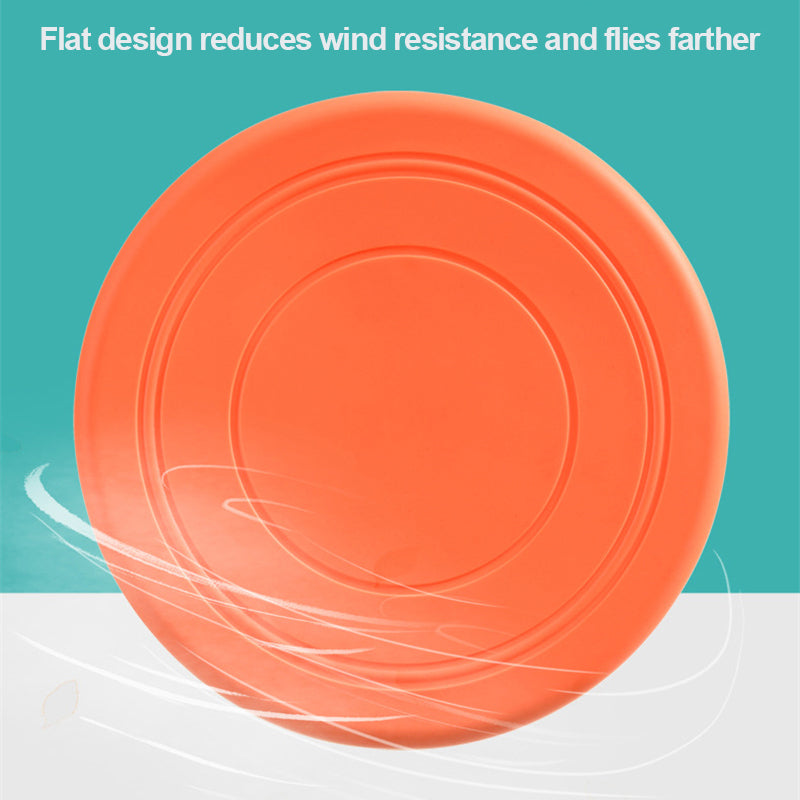 Dog Frisbee Toy – Soft Bite-Resistant TPR Flying Disc for Dogs, Interactive Fetch & Training Toy, Floats on Water – 7 Colours