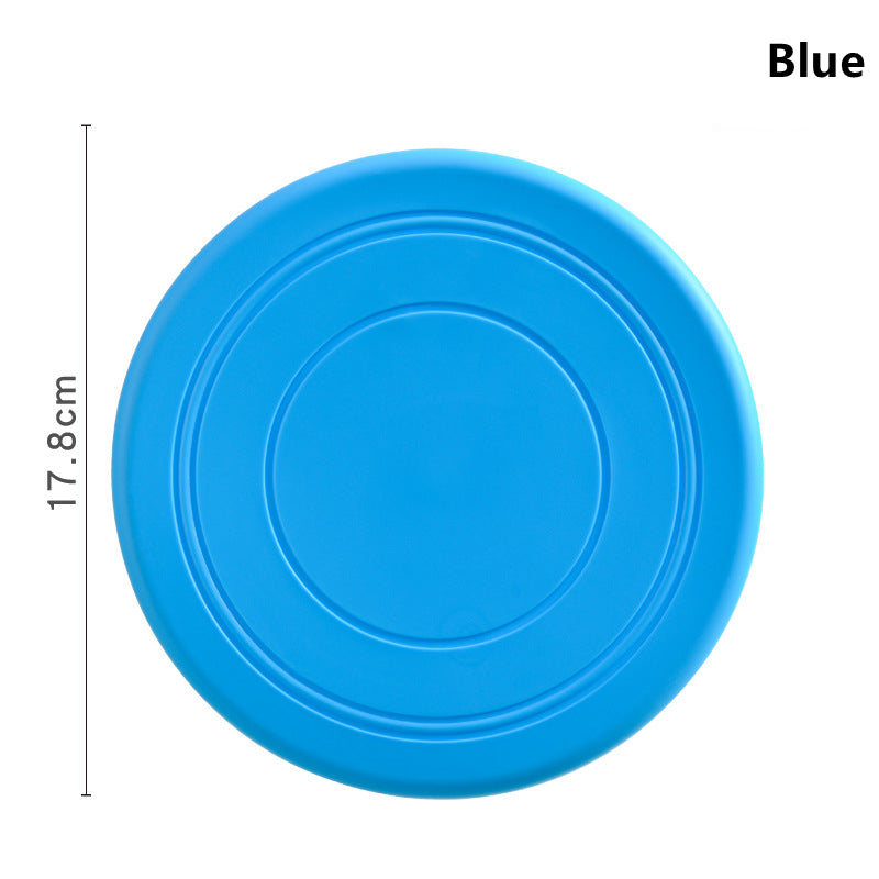 Dog Frisbee Toy – Soft Bite-Resistant TPR Flying Disc for Dogs, Interactive Fetch & Training Toy, Floats on Water – 7 Colours