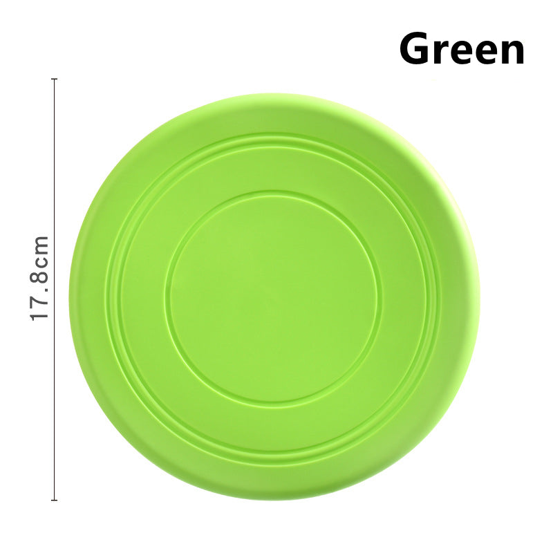 Dog Frisbee Toy – Soft Bite-Resistant TPR Flying Disc for Dogs, Interactive Fetch & Training Toy, Floats on Water – 7 Colours