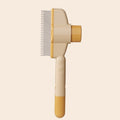 Dog & Cat Grooming Brush – Self-Cleaning Slicker Brush with 1-Button Hair Removal, Deshedding & Massage Tool for Dogs and Cats
