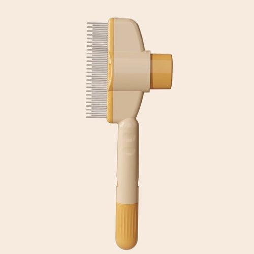 Dog & Cat Grooming Brush – Self-Cleaning Slicker Brush with 1-Button Hair Removal, Deshedding & Massage Tool for Dogs and Cats