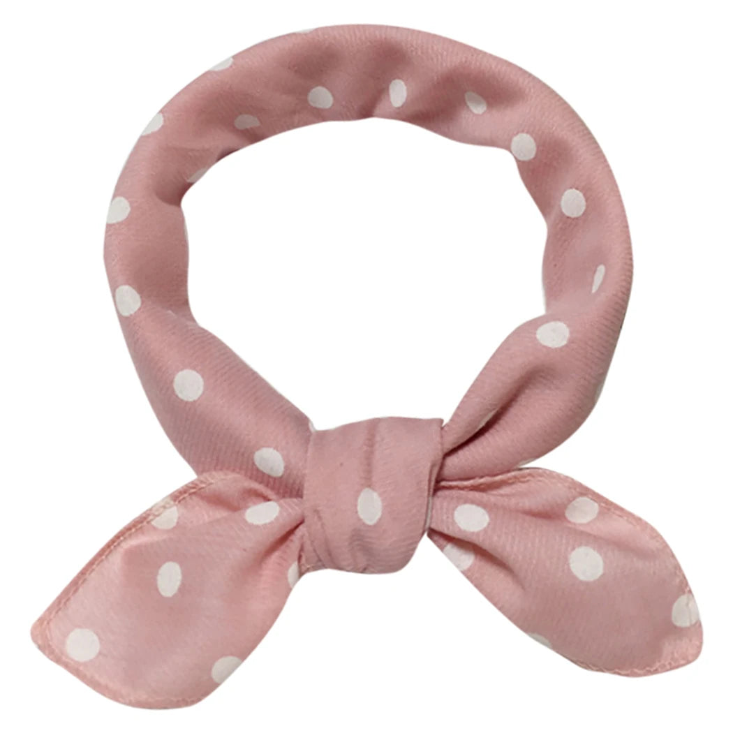 Fashion Plaid Dots Style Winter Pet Bandanas Cotton Washable Dog Bandanas Scarf Bowties Collar Pet Square Bib For Puppies