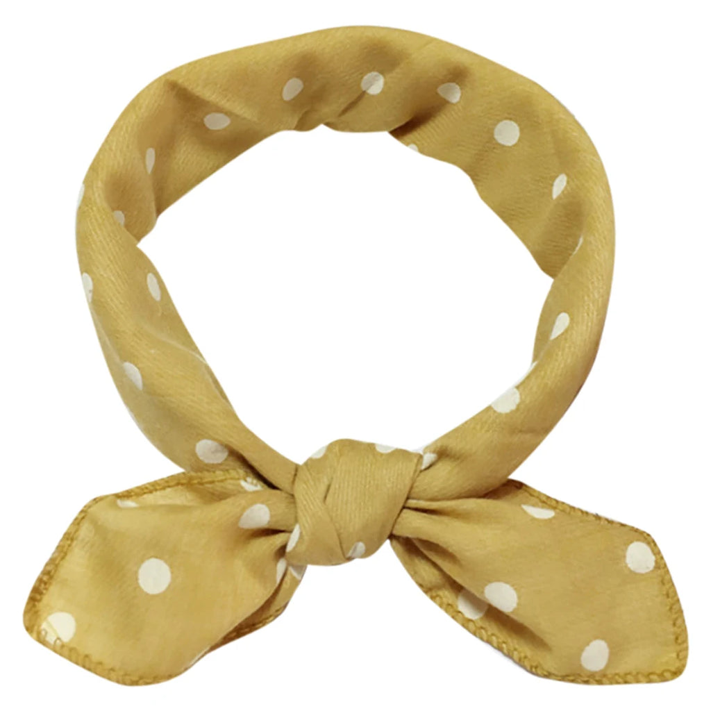 Fashion Plaid Dots Style Winter Pet Bandanas Cotton Washable Dog Bandanas Scarf Bowties Collar Pet Square Bib For Puppies