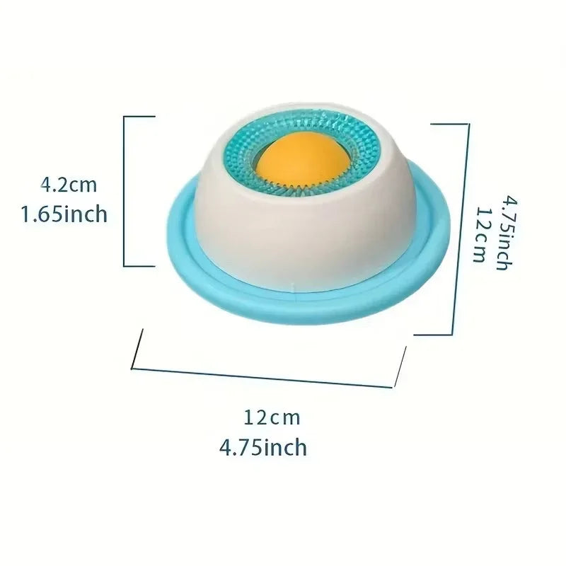 Slow Feeder Lick Mat For Dog Cat Enrichment Toy Mental Stimulation Puzzle Feeder Durable Chew Resistant Anti Tip Anti Slip Bowl