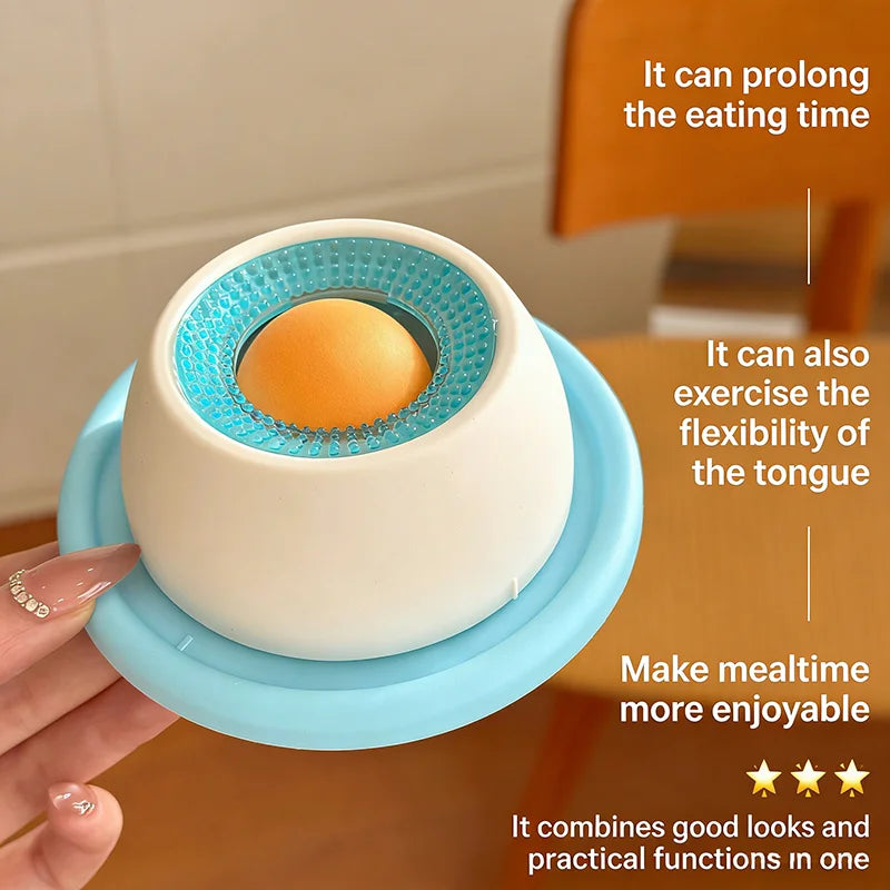 Slow Feeder Lick Mat For Dog Cat Enrichment Toy Mental Stimulation Puzzle Feeder Durable Chew Resistant Anti Tip Anti Slip Bowl