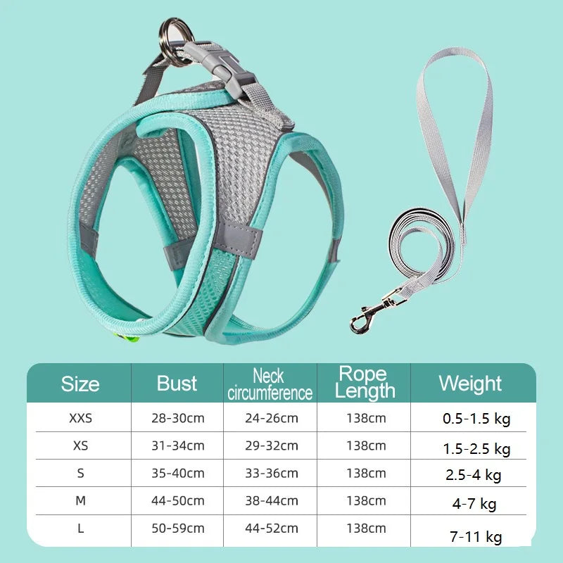 Dog Harness Small Breed Harness for A Small Dog Large Dog Harness Harnait Chest GXQ03