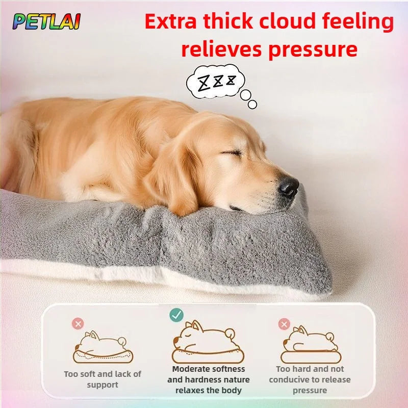 Dog bed mat Large Size Sleeping Pad For winter use keep warm Double-sided Use