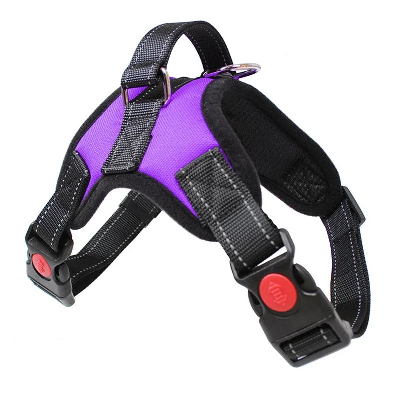 Dog Harness And Leash Set No Pull Adjustable Comfortable with Easy Control Handle Outdoor Running Walking Hand Free Lead Leash