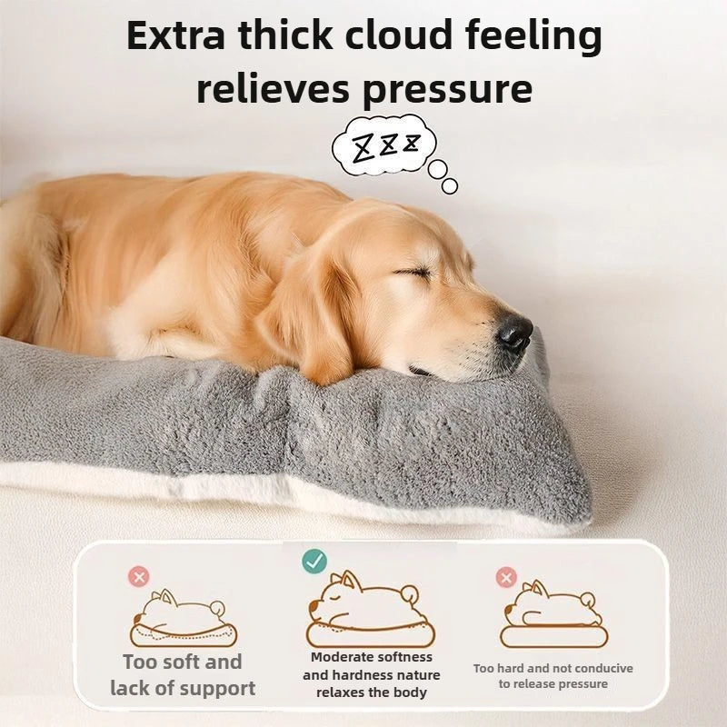 Dog bed mat Large Size Sleeping Pad For winter use keep warm Double-sided Use