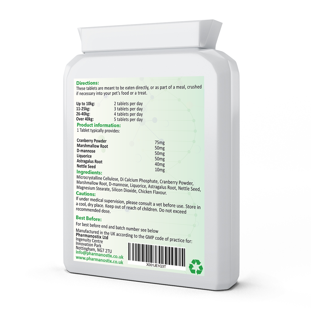 Pet Urinary Support 120 Tablets-1